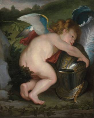Cupid Playing with the Helmet of Mars