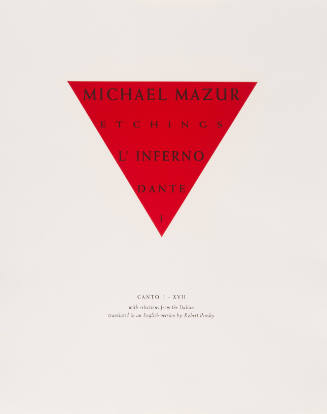 L’Inferno of Dante I: Title Page (text)