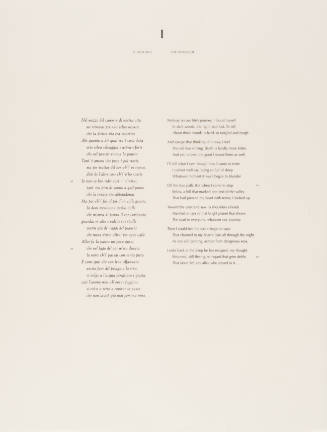 L’Inferno of Dante I: I The Prologue (text)