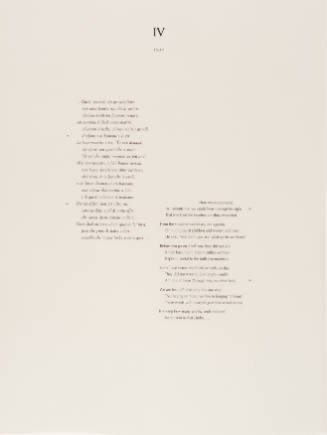 L’Inferno of Dante I: IV Limbo (text)