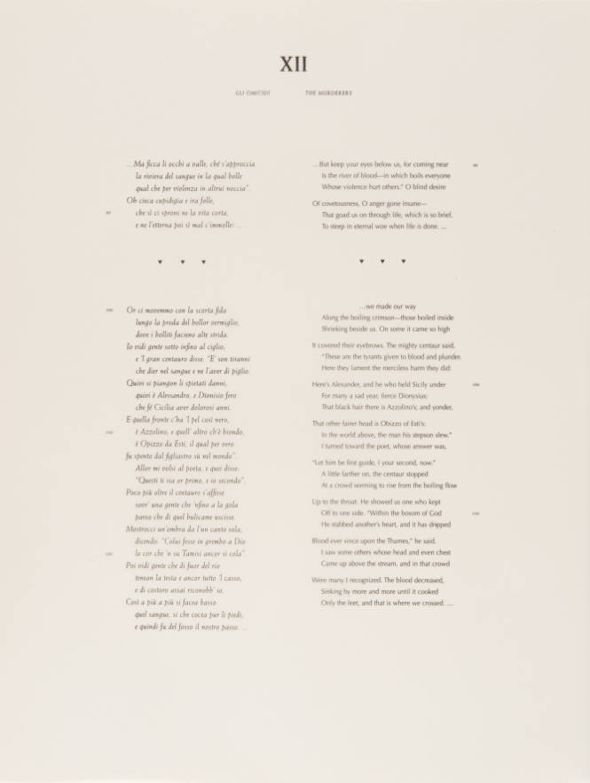 L’Inferno of Dante I: XII The Murderers (text)