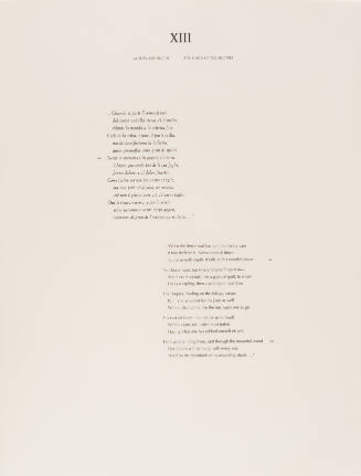 L’Inferno of Dante I: XIII The Wood of the Suicides (text)