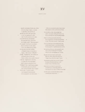 L’Inferno of Dante I: XV Brunetto Latini (text)