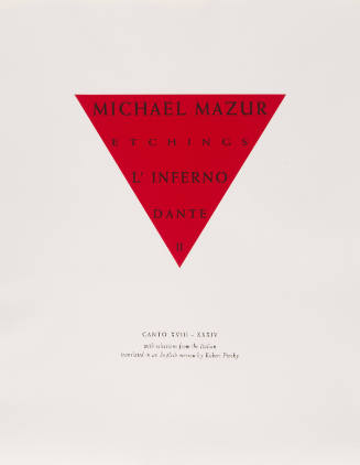 L’Inferno of Dante II: Title Page (text)