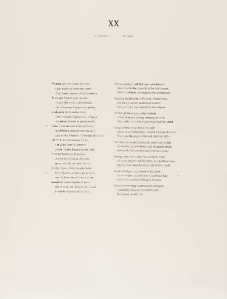 L’Inferno of Dante II: XX The Seers (text)