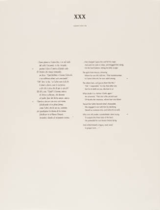 L’Inferno of Dante II: XXX Gianni Schicchi (text)