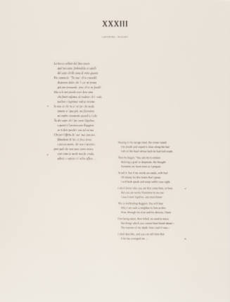 L’Inferno of Dante II: XXXIII Ugolino (text)