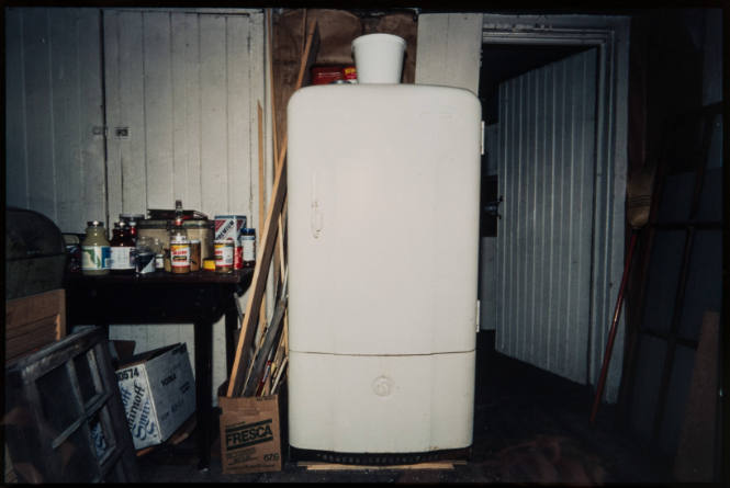 Untitled (White refrigerator, from Millerton Portfolio)