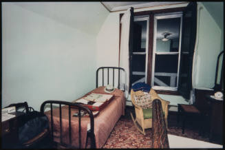 Untitled (Bedroom with blue walls, form Millerton Portfolio)