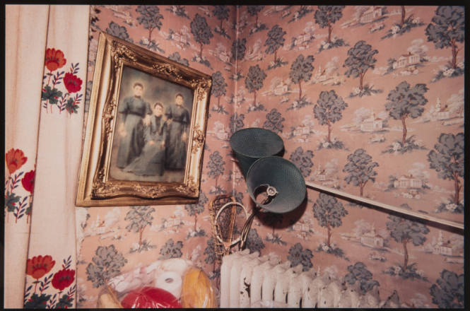 Untitled (Corner with portrait of three women, from Millerton Portfolio)