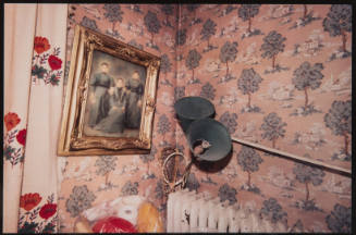 Untitled (Corner with portrait of three women, from Millerton Portfolio)