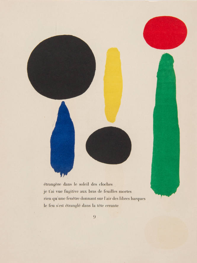 Illustration for Parler Seul by Tristan Tzara, 1948-50