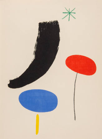 Illustration for Parler Seul by Tristan Tzara, 1948-50