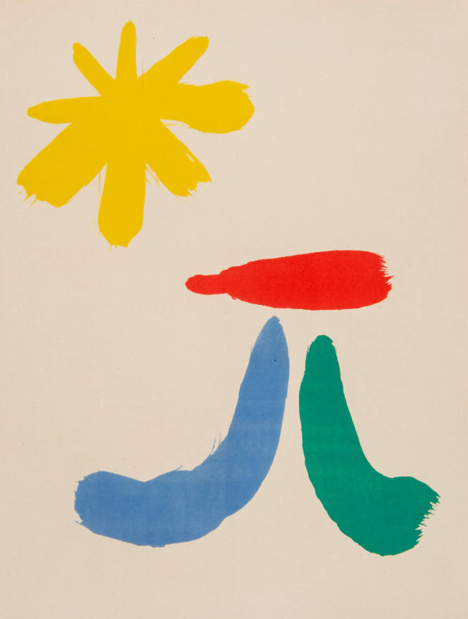 Illustration for Parler Seul by Tristan Tzara, 1948-50