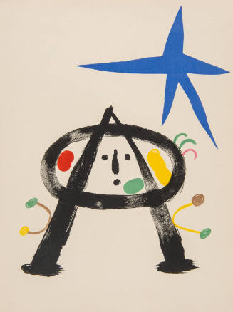 Illustration for Parler Seul by Tristan Tzara, 1948-50
