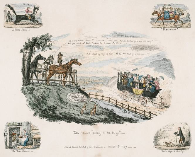 The Horses Going to the Dogs