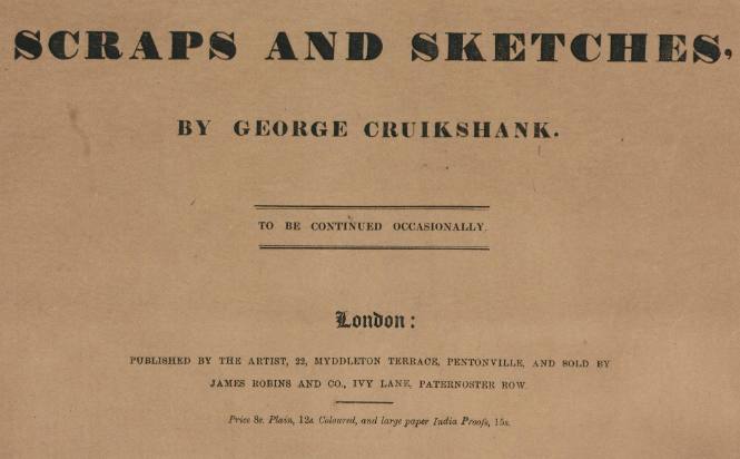 Title Page of Scraps and Sketches