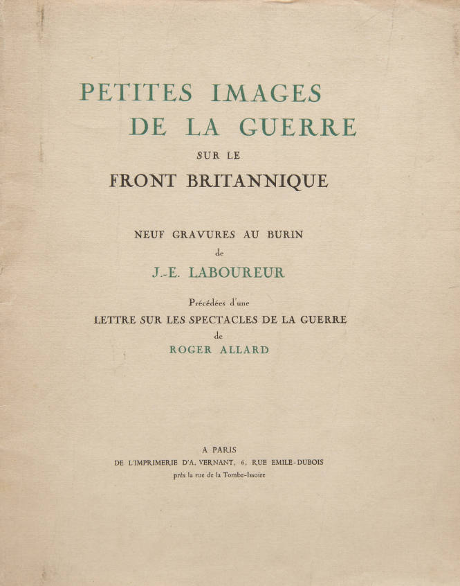 Petites Images de la Guerre Sur la Front Britannique