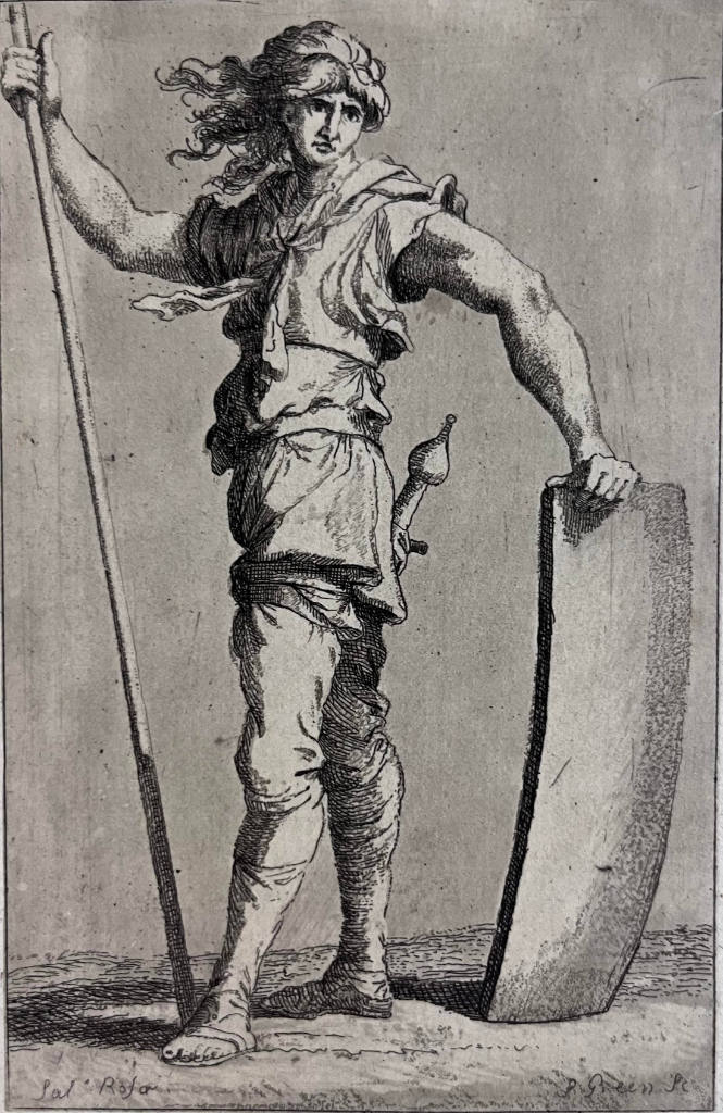 Soldier with Lance and Shield