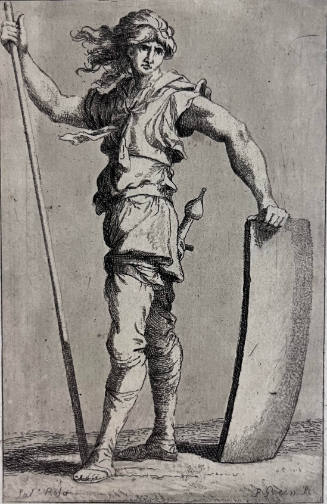 Soldier with Lance and Shield