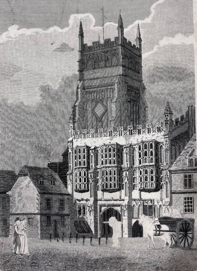 Cirencester Church; South Entrance, Glocestershire