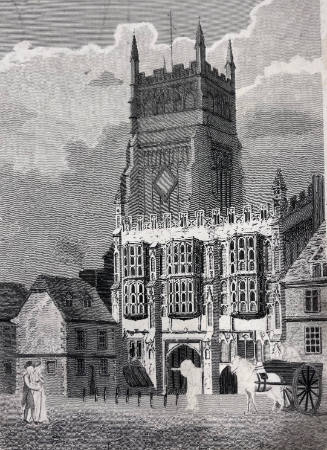 Cirencester Church; South Entrance, Glocestershire