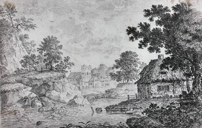 [Town by a Lake]