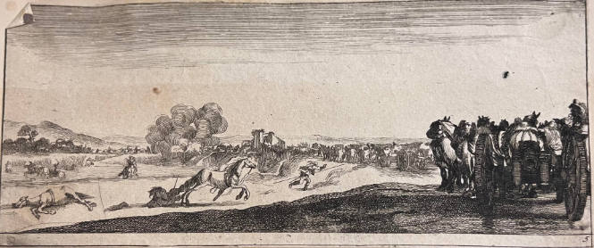 [A Procession of Horse Drawn Cannons]