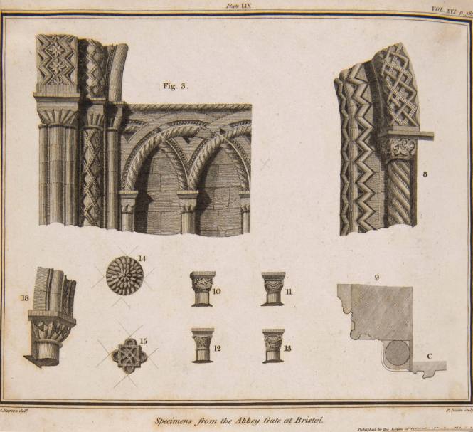 Specimens from the Abbey Gate at Bristol