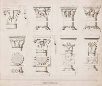 Church of Abbaye Aux Dames, Caen: Capitals and Bases