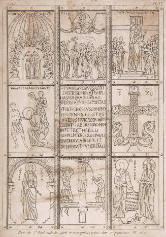 Porte de St. Paul, suit des sujets et inscriptions