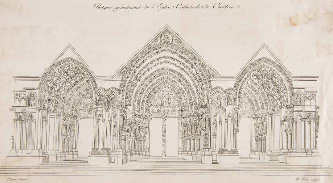 Portique septentrionel de L'Eglise Cathedrale de Chartrea