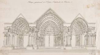 Portique septentrionel de L'Eglise Cathedrale de Chartrea