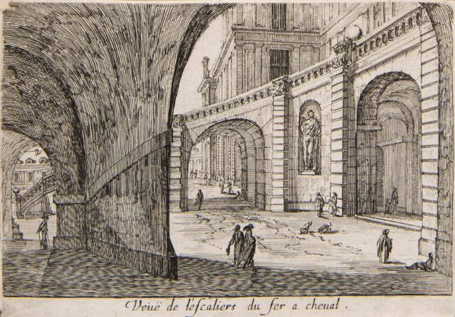 Veue de l'escaliers du fer a cheval