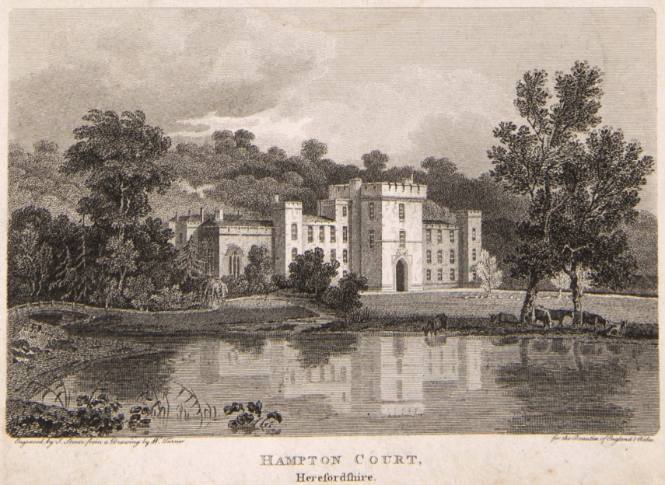 Hampton Court, Herefodrshire for the Beauties of England and Wales