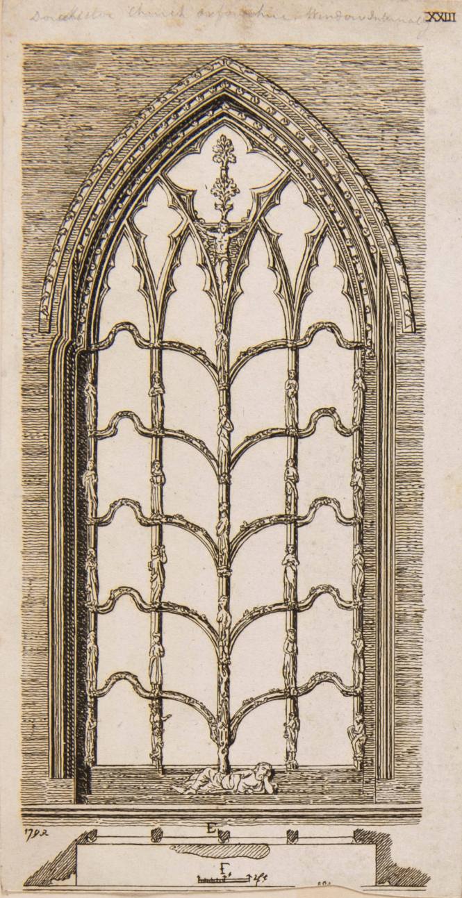 Window, Dorcester Church, Oxfordshire
