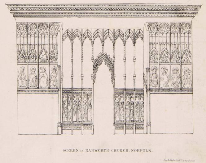Screen in Ranworth Church, Norfolk