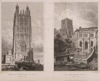 Tower of Wrexham Church, Denbingshire St. Winifred's Well, Flintshire