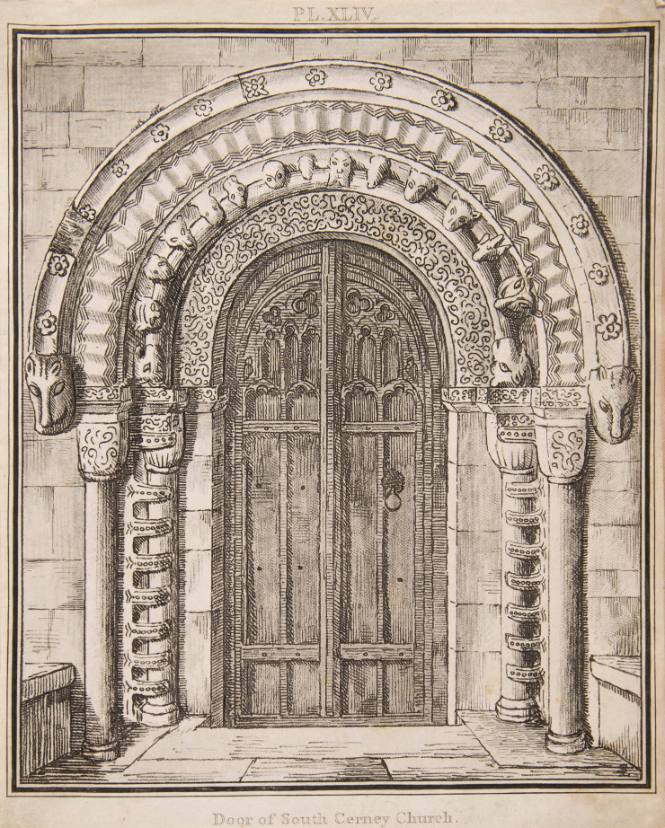 Door of South Cerney Church