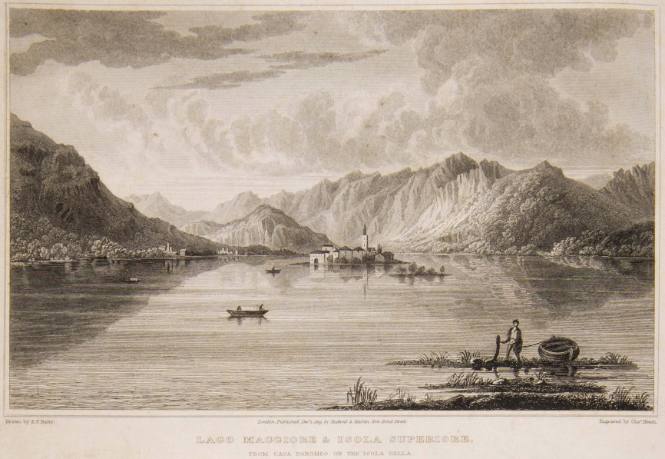 Lago Maggiore & Isola Superiore from Casa Boromeo on the Isola Bella