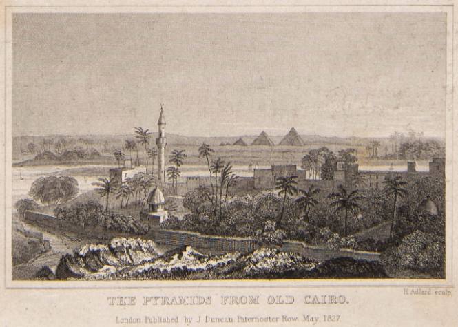 The Pyramids from Old Cairo