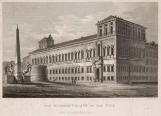 The Summer Palace of the Pope for the Monthly Register