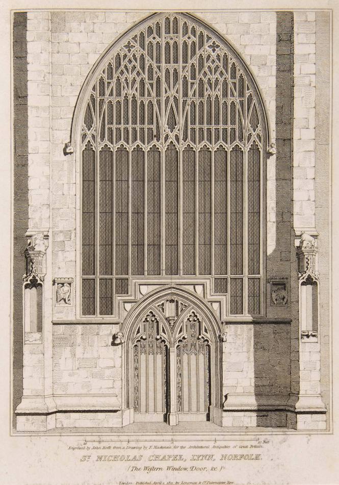 St. Nicholas Chapel, Lynn, Norfolk for Architectural Antiquities of Great Britain