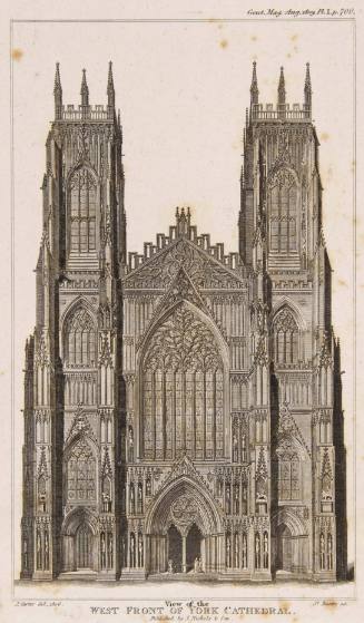 View of the West Front of York Cathedral