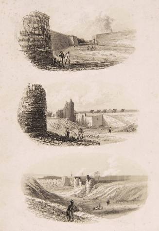 Three Views of a Ruined Fort