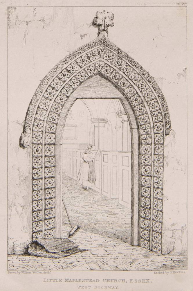 Little Maplestead Church, Essex, West Doorway