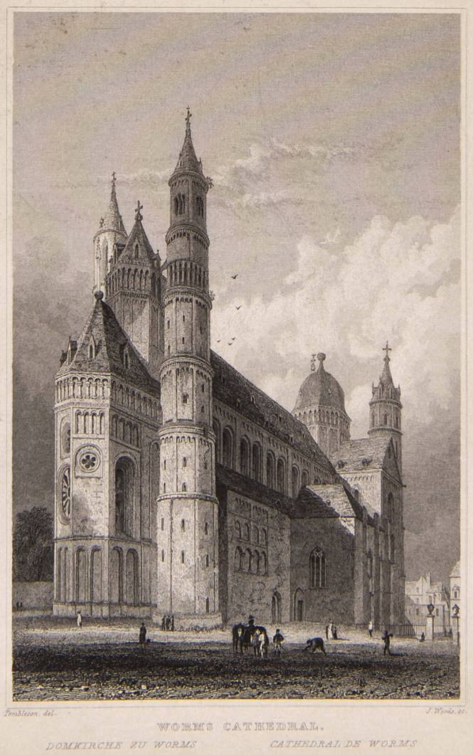 Worms Cathedral (Tombleson del.)