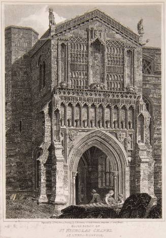 South Porch of St. Nicholas Chapel, at Lynn, Norfolk for the Architectural Antiquities of Great Britain