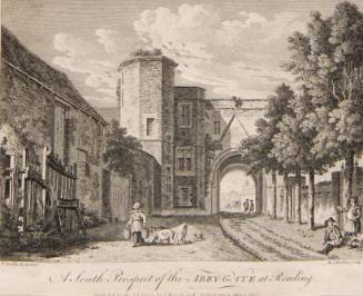 A South Prospect of the Abby-Gate at Reading