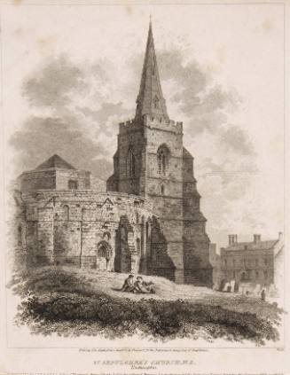 St. Sepulchre's Church, N.E., Northampton for The Architectural Antiquities of Great Britton
